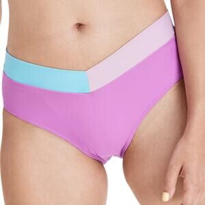 Salt + Cove Junior’s Color Blocked Swimsuit Bottoms Pink Size XS